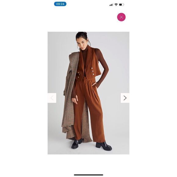 Free People Gabbie Vest Suit - Picture 1 of 11